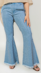 90’s Dramatic Flare With Embellishments